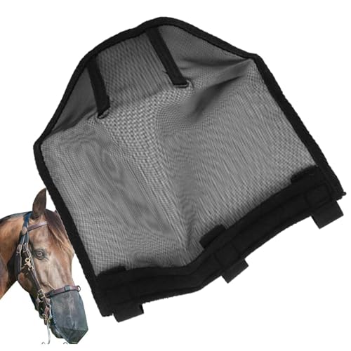 Schutzabdeckung für Horse Face mit Nasen-Netz – leicht und atmungsaktiv Fliegenmaske, perfekte Horse für die Keeping Your Horse Comfortable Outdoor von Mlllokfki