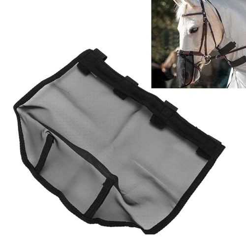 Schutzabdeckung für Horse Face mit Nasen-Netz – leicht und atmungsaktiv Fliegenmaske, perfekte Horse für die Keeping Your Horse Comfortable Outdoor von Mlllokfki