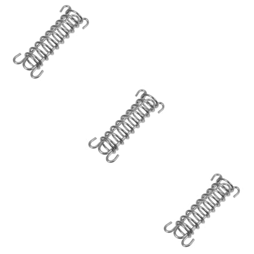 3 Stück Hundeleine Hundeseile Stoßpuffer Feder Hundeseil Feder Hundebindeseil Feder Stoßdämpfende Feder Leine Stoßdämpfer Feder Robuste Feder Edelstahl Mobestech von Mobestech