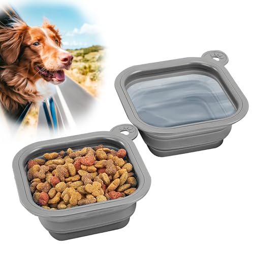 Mobile Dog Gear, Dine Away Ersatznapf für Hunde, zusammenklappbar, für Reisen, kleine Hunde, je 2 Tassen, 2 Stück von Mobile Dog Gear