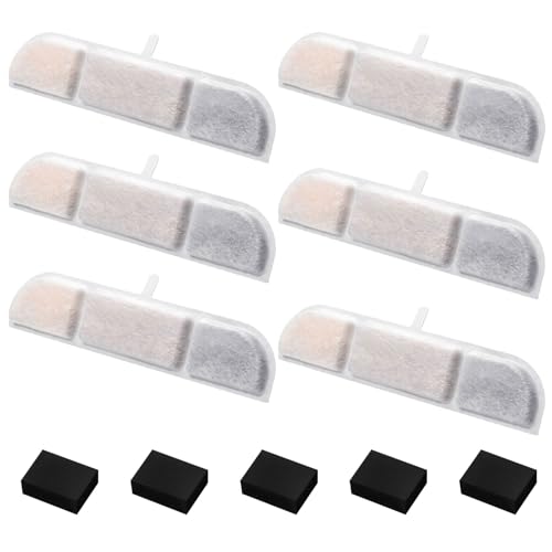 Mocoocouture 6PCS Pet Dispenser Ersatz Schwämme Pad Filter Schäume Reinigungen von Mocoocouture