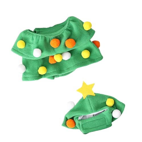 Mocoocouture Weihnachtsbaum Haustier Lustiges Kostüm Katzen Cosplay Kleid Weihnachtskleidung Für Welpen Halloween Party Foto Requisiten von Mocoocouture