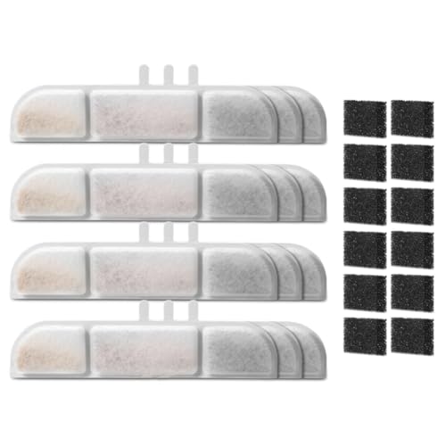 Mocturnity -Wasserfilter für Haustiere, 2,5 l, Wasserfilter für Katzen, mit dreifacher Filtration, 12 Stück Mocturnity -Wasserfilter für Haustiere, 2,5 l, Wasserfilter für Katzen, mit dreifacher Filtration, 12 Stück von Mocturnity