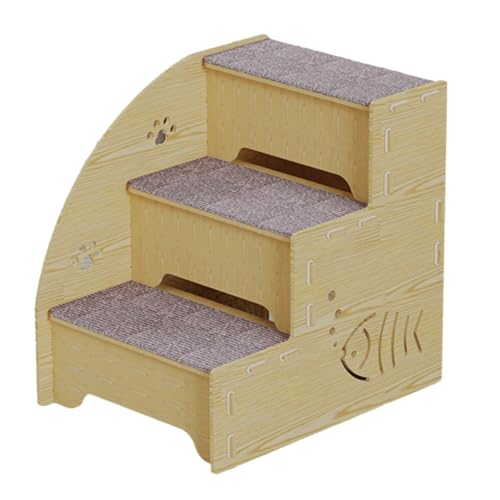 Mocturnity Haustierleiter, Bettleiter für Ältere Katzen und Hunde, Sofaleiter, Hundetreppe, Holztreppe für Teddykatzen Mocturnity Haustierleiter, Bettleiter für Ältere Katzen und Hunde, Sofaleiter, Hundetreppe, Holztreppe für Teddykatzen von Mocturnity