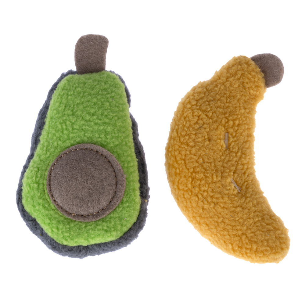 Modern Living Katzenspielzeug-Set Arucas - 2er-Set: Avocado & Banane von Modern Living