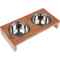 Modern Living Napfbar aus Holz Nellore - 2 x 850 ml, Ø 16,5 cm von Modern Living