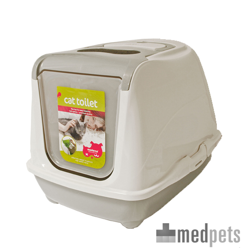 Katzentoilette Flip Cat - Grau - Large von Moderna Products