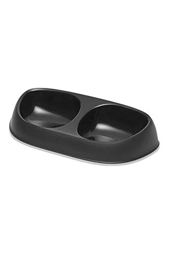 Moderna Sensi Bowl Doppelnapf - Schwarz von Moderna