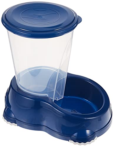 Smart Sipper & Snacker Futter Wasser Automat, Smart Sipper 1,5 l für Wasser, Blau von Moderna