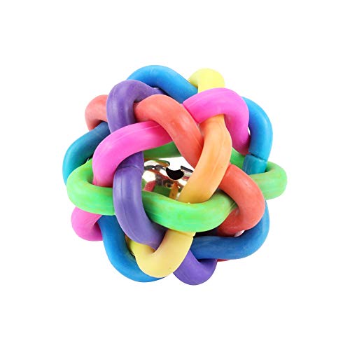 Mokernali Hundespielzeug Ball für Hunde, 5,5 cm, Zahnpflege Spielball für Welpen, Kauspielzeug für Hunde zum Trainieren und Spielen von Mokernali