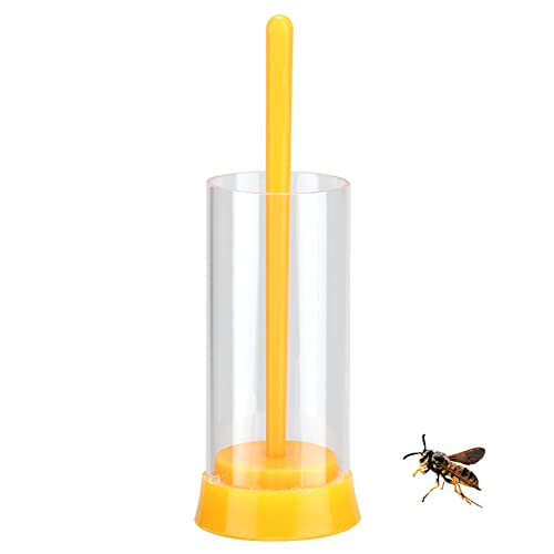 Queen Marker-Flasche, Bienenkönigin Flasche für die Bienenzucht, 1 Stück Plastik Flasche für Bienenkönigin, für die Kennzeichnung und Zucht von Bienenköniginnen, 7x4 cm von Mokernali