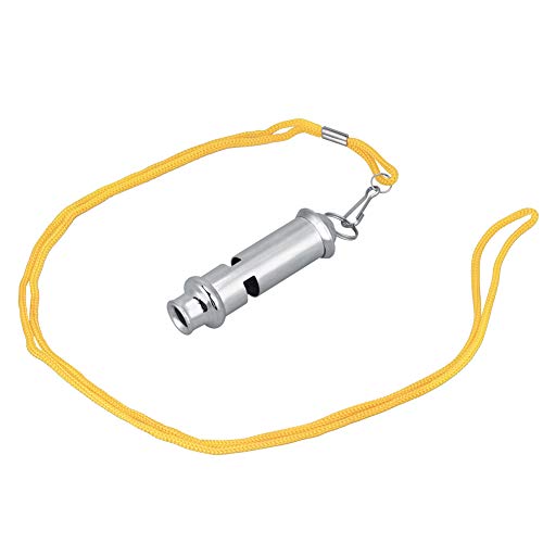 Tauben Pfeife aus Edelstahl, Ultraschall Tauben Pfeife für Verhaltens Training, Mit Lanyard, 7,9 x 2 cm, Effektives Trainingswerkzeug für Tauben von Mokernali