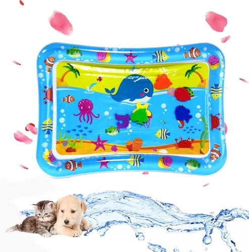 Sensor Water Playmat, Sensor Water Playmat For Cats, Thickened Water Sensor Play Mat For Cats, Water Sensory Playmat With Fish For Pet Play, Pet Cooling Mat For Cats, Cat Water Play Mat (08) von MoliseMeotans