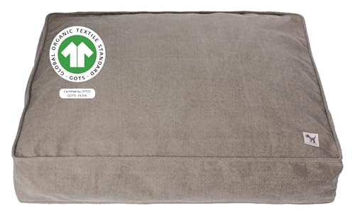 Molly Mutt Jupiter Hundebett-Bettbezug, GOTS-zertifiziert, 100 % Baumwoll-Leinen-Bezug für Hunde-, Welpen- oder Katzenbett, langlebig, waschbar und frei von schädlichen Chemikalien, Größe M/L, 68,6 x Molly Mutt Jupiter Hundebett-Bettbezug, GOTS-zertifiziert, 100 % Baumwoll-Leinen-Bezug für Hunde-, Welpen- oder Katzenbett, langlebig, waschbar und frei von schädlichen Chemikalien, Größe M/L, 68,6 x von Molly Mutt