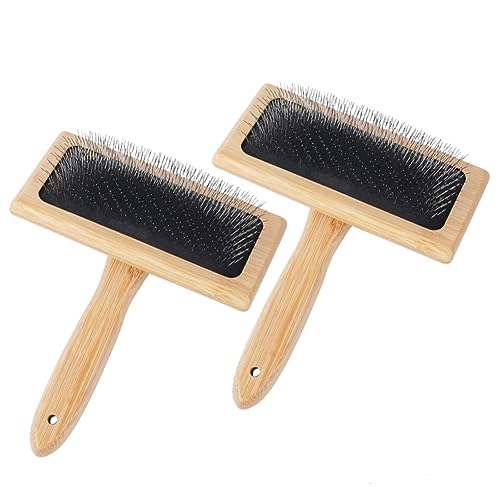 Monaghan 2 PCS Wollkämme, 6,1 X 4,8 Große Handkämme für, Handwerksfilz-Mischwerkzeug, Tierbürste Langlebig Schwarz von Monaghan