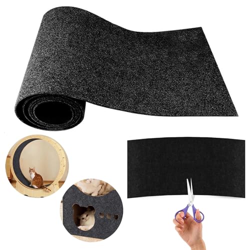 MoneRffi Kratzmatte Selbstklebend 30 * 100cm Kratzmatte Katze Wand DIY Climbing Cat Scratcher Möbel Sofa Schutzhülle Anti-Kratz Pad von MoneRffi