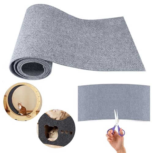 MoneRffi Kratzmatte Selbstklebend 30 * 100cm Kratzmatte Katze Wand DIY Climbing Cat Scratcher Möbel Sofa Schutzhülle Anti-Kratz Pad von MoneRffi