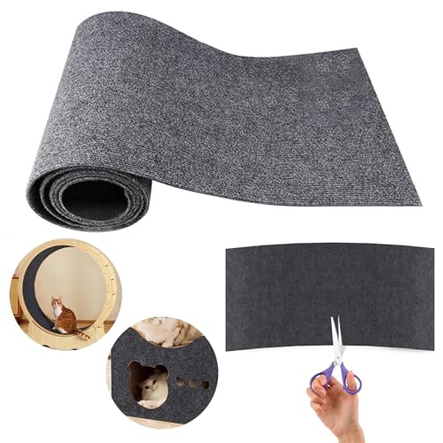 MoneRffi Kratzmatte Selbstklebend 40 * 200cm Kratzmatte Katze Wand DIY Climbing Cat Scratcher Möbel Sofa Schutzhülle Anti-Kratz Pad von MoneRffi