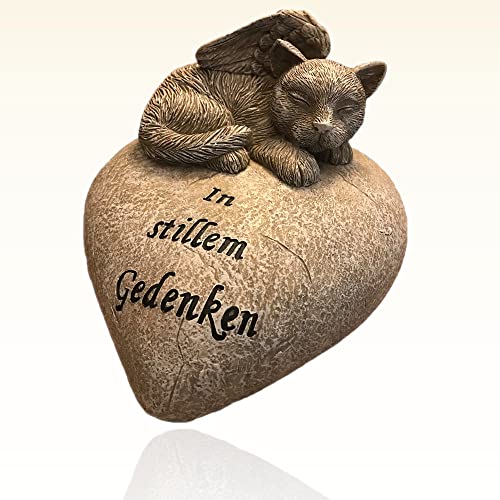 Monello Katzenurne Tierurne Urne für Katzen Urne für große Katzen mit Gedenkspruch Urne Tier ca. 2 ltr. ca. 25 kg für zuhause von Monello