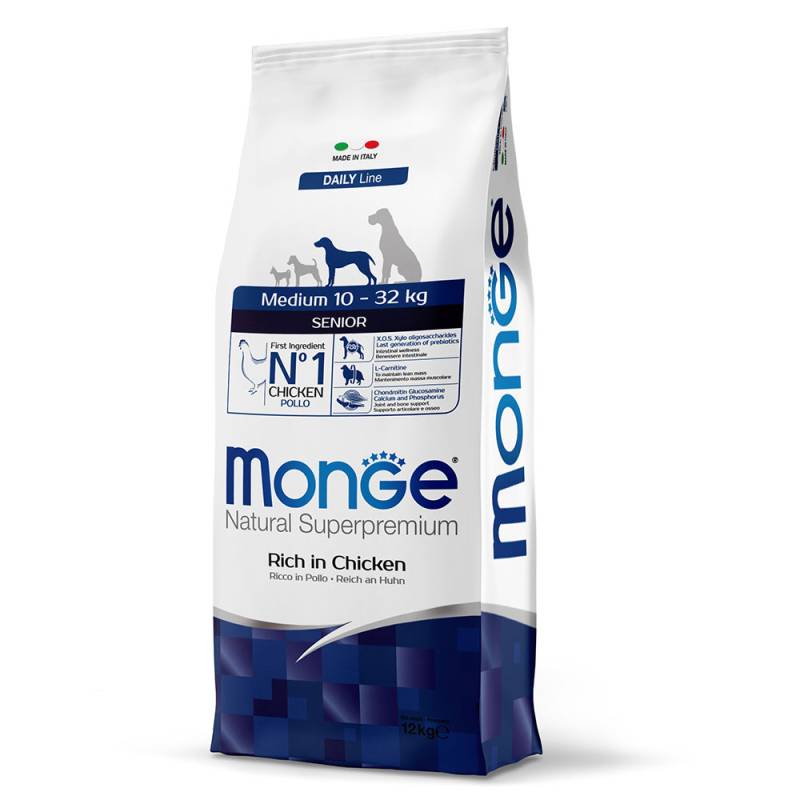 Monge Natural Superpremium Medium Senior Huhn - 12 kg von Monge Superpremium Dog