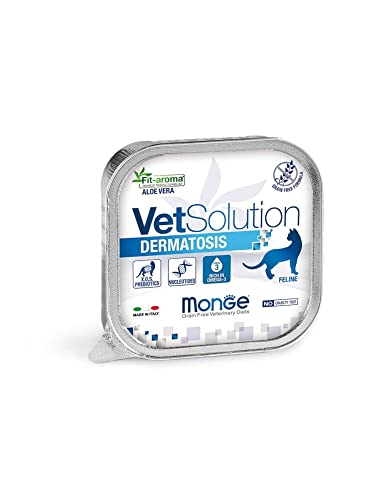 Monge VetSolution Dermatosis Nassfutter für Katzen, 100 g von Monge VetSolution