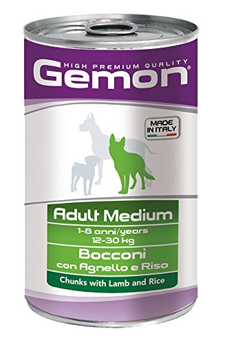 Gemon Medium Hund Lamm/Reis Gr.1260 von Monge