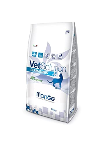 MONGE Vet. Lösung Cat KG Dermatose. 1.5 Lebensmittel Katzen von Monge