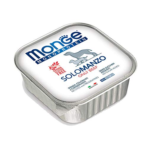 Monge Dog Solo Rindfleisch 24 x 150 g - Nasswanne Hund von Monge