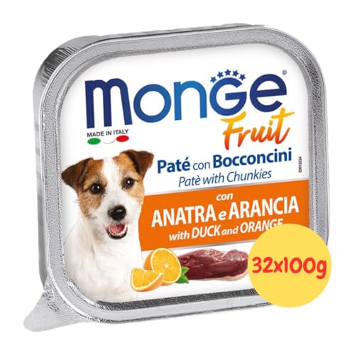 Monge Fruit Hund Nassfutter Ente und Orange - 32x100g.jpg von Monge