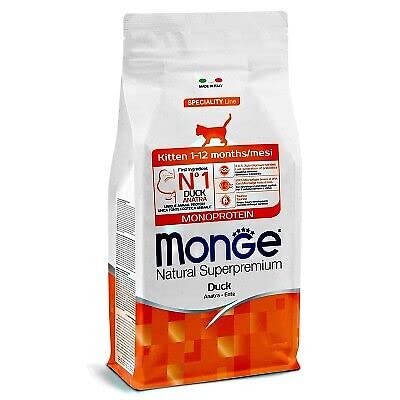 Monge Natural Superpremium Kitten Monoprotein Ente 400g (Kätzchenfutter) von Monge