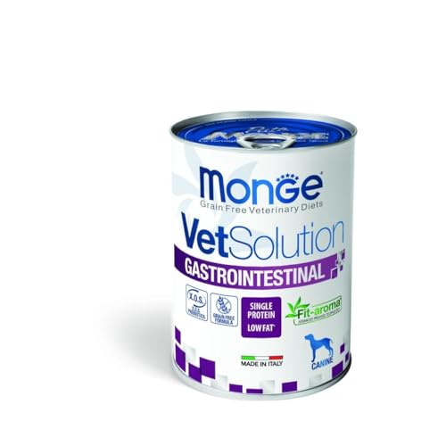 Monge VetSolution Gastrointestinal Single Protein Grain Free 4x400g von Monge