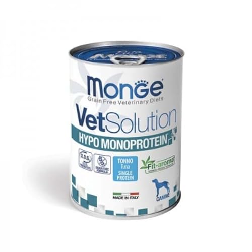 Monge VetSolution Hypo Monoprotein Grain Free 4x400g (Thunfisch) von Monge