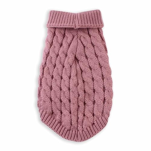 Monkimau Hundepullover in 9 Farben | Weiches, Größen XS-XL | Ideal für kleine bis mittelgroße Hunde und Katzen | Wetterfester Komfort | Winterpullover (Pink, L) von Monkimau