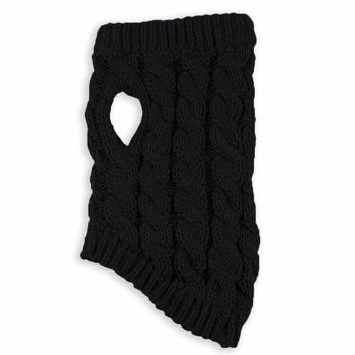 Monkimau Hundepullover in 9 Farben | Weiches, Größen XS-XL | Ideal für kleine bis mittelgroße Hunde und Katzen | Wetterfester Komfort | Winterpullover (Schwarz, M) von Monkimau