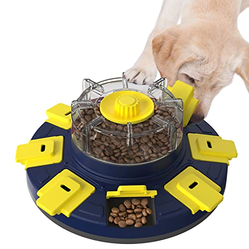 Monotre Hunde Puzzle Spielzeug, Hohe Kapazität Puzzle Slow Feeder die Hunde Futternapf und Gehirn Stimulation kombiniert, mittelgroße und kleine Hunde, IQ Training 2-in-1 Stufe von Monotre