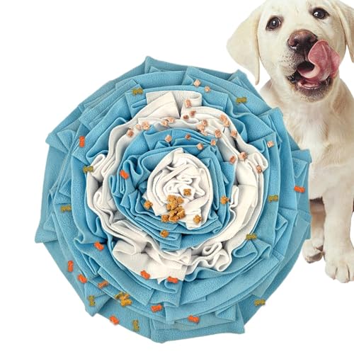 Monozoz Schnüffelmatte für Hunde, bunt, interaktives Hundespielzeug, interaktives Hundespielzeug, Hundefuttermatte, interaktives Spielzeug für Katzen und Hunde von Monozoz