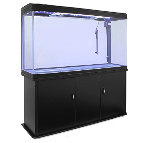 300 Liter Heimaquarium Aquarium mit Unterschrank Aquariumkobination 143.5cm H x 120.5cm L x 39cm B von Monster Shop