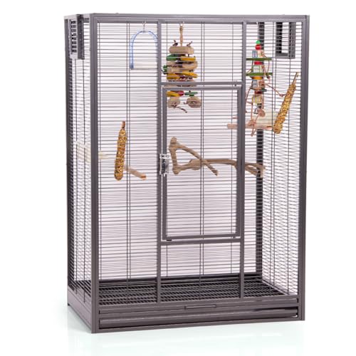 Montana Cages | Vogelkäfig Melbourne 80 - Antik erweiterbarer Käfig Voliere für Sittiche, Kanarienvögel & Finken von Montana Cages