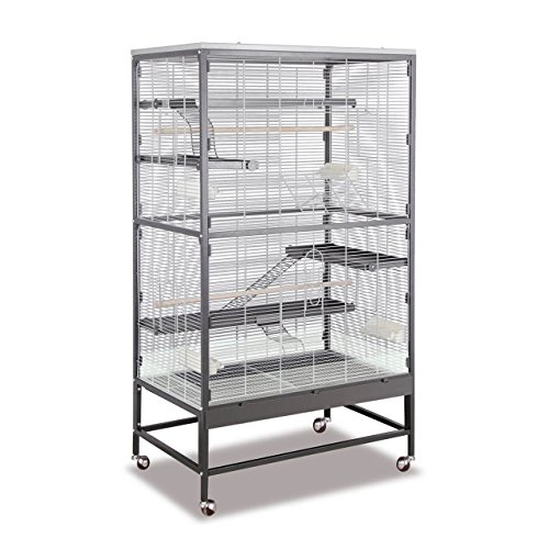 Montana Cages | Voliere, Zimmervoliere, Käfig Casa 90 für Nager (Sevilla II) - Antik/Platinum von Montana Cages