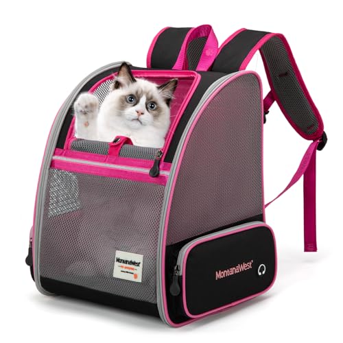 Montana West Pet Carrier Backpack Cats and Dogs Carrier for Small Medium Animals & Puppies Outdoor Adventures, MWP-B100PK von Montana West