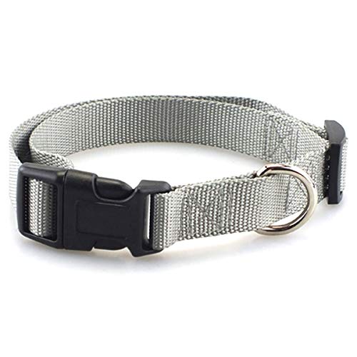 Moonbaby Hundehalsband mit Schnappschnalle Grau XS von Moonbaby