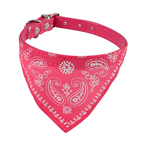 Moonbaby Pet Dog Supplies Leder Halstuch Bandana Hundehalsbänder für kleine Hunde C. 1x30cm von Moonbaby