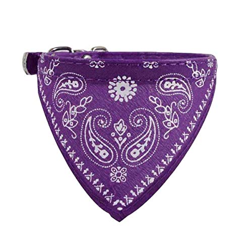 Moonbaby Pet Dog Supplies Leder Halstuch Bandana Hundehalsbänder für kleine Hunde G 1x30cm von Moonbaby