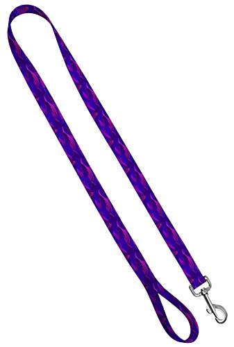 Moose Pet Wear Deluxe Hundeleine - Gemusterte Heavy Duty Pet Leashes, Made in USA - 1 Zoll x 4 Fuß, 1" Leash 4 FT, Endlose Wellen von Moose Pet Wear