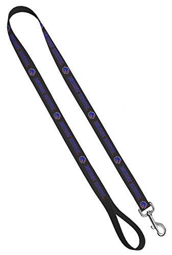 Moose Pet Wear Leash 1" x 4', Boise State University - Carbon Fiber Broncos von Moose Pet Wear