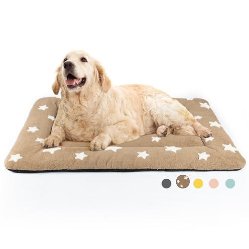 Mora Pets Hundekäfig-Unterlage, Hundebett-Matte für große Hunde, waschbar, für 106,7 cm Käfig, ultraweiche, flache Welpenmatratze, Katze, Kätzchen, niedliches Kissen für gemütliches Schlafen, von Mora Pets