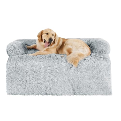 Mora Pets Sofaschutz Hund, Hundedecke Sofa, Hundebett Plüsch, Sofadecke Sofaschoner für Hunde, Hundedecke Couch Sofaschutz, Hundekissen für Kleine und Mittelgroße Hunde, 88 x 88 x 16 cm von Mora Pets