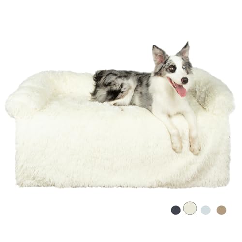 Mora Pets Sofaschutz Hund Hundedecke Sofa Hundebett Couch Plüsch, Sofaschoner für Hunde wasserdicht & antirutsch, Hundekissen für mittelgroße und große Hunde, 115 x 89 x 16 cm von Mora Pets