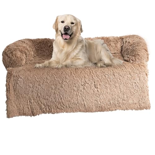 Mora Pets Sofaschutz Hund, Hundedecke Sofa, Hundebett Plüsch Hundedecke Couch Sofaschutz, wasserdicht & antirutsch, Hundekissen für große Hunde, 130 x 104 x 18 cm von Mora Pets