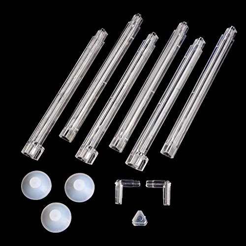 Morain Aquarium Tube Clear Set Air Diffuser für Fische für Bubble Wall Easy von Morain